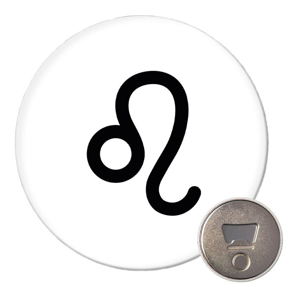 Magnet Löwe Sternzeichen Zeichen 59mm Kühlschrankmagnet Flaschenöffner