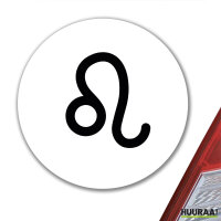 Aufkleber Löwe Sternzeichen Zeichen 10cm Sticker