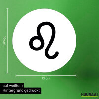 Aufkleber Löwe Sternzeichen Zeichen 10cm Sticker