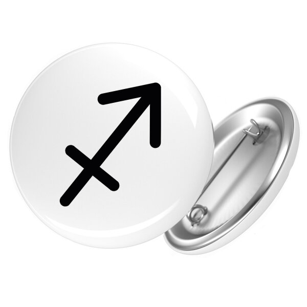 Button Schütze Sternzeichen Zeichen