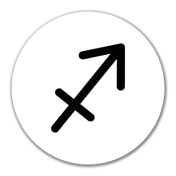 Aufkleber Schütze Sternzeichen Zeichen 10cm Sticker