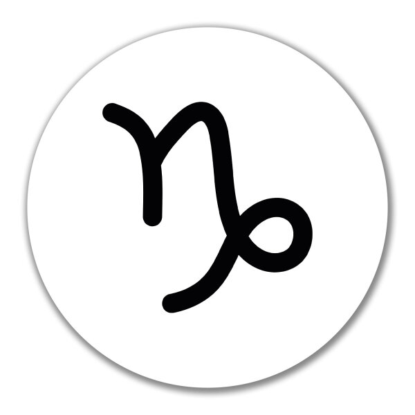 Aufkleber Steinbock Sternzeichen Zeichen 10cm Sticker