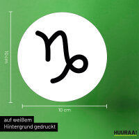 Aufkleber Steinbock Sternzeichen Zeichen 10cm Sticker