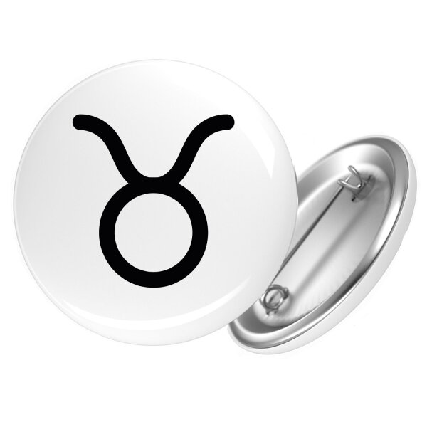 Button Stier Sternzeichen Zeichen