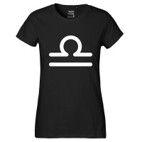Damen T-Shirt Waage Sternzeichen Zeichen Größe...