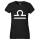Damen T-Shirt Waage Sternzeichen Zeichen Größe XS-XXL