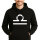 Unisex Hoodie Waage Sternzeichen Zeichen Größe S-3XL