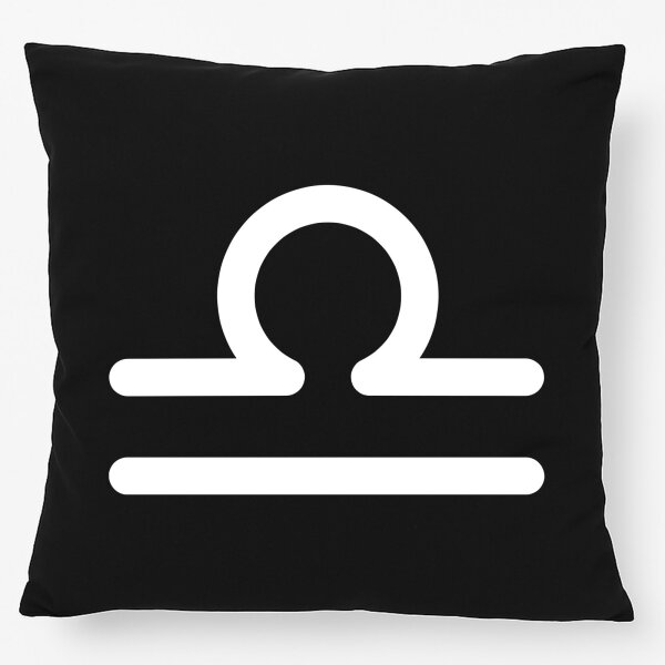 Kissen Waage Sternzeichen Zeichen 40x40cm