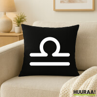 Kissen Waage Sternzeichen Zeichen 40x40cm