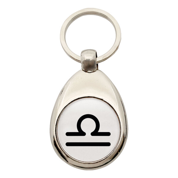 Schlüsselanhänger Waage Sternzeichen Zeichen