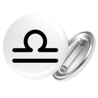 Button Waage Sternzeichen Zeichen
