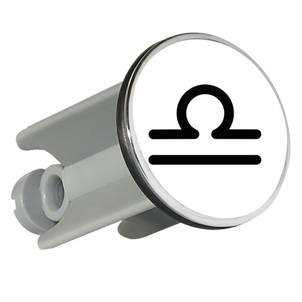 Waschbeckenstöpsel Waage Sternzeichen Zeichen 4cm Abflussstopfen