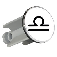 Waschbeckenstöpsel Waage Sternzeichen Zeichen 4cm...