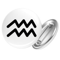 Button Wassermann Sternzeichen Zeichen