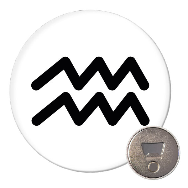 Magnet Wassermann Sternzeichen Zeichen 59mm Kühlschrankmagnet Flaschenöffner