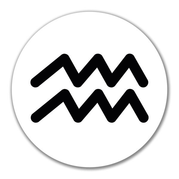 Aufkleber Wassermann Sternzeichen Zeichen 10cm Sticker