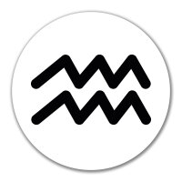 Aufkleber Wassermann Sternzeichen Zeichen 10cm Sticker