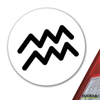Aufkleber Wassermann Sternzeichen Zeichen 10cm Sticker