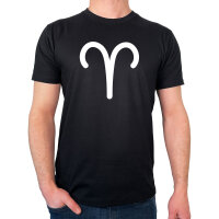 Herren T-Shirt Widder Sternzeichen Zeichen Größe S-3XL