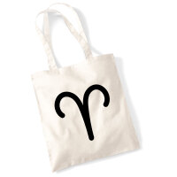 Jutebeutel Widder Sternzeichen Zeichen 10 Liter