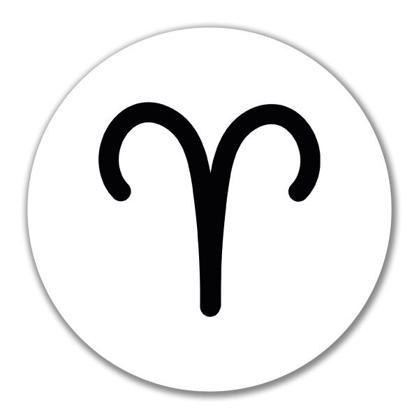Aufkleber Widder Sternzeichen Zeichen 10cm Sticker