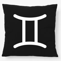 Kissen Zwillinge Sternzeichen Zeichen 40x40cm