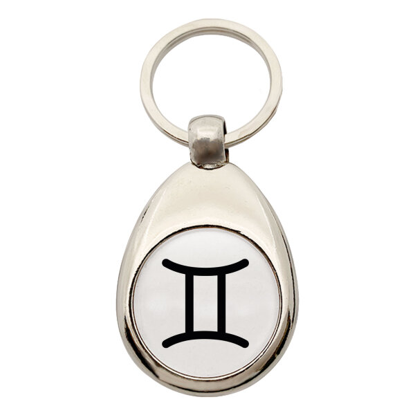 Schlüsselanhänger Zwillinge Sternzeichen Zeichen