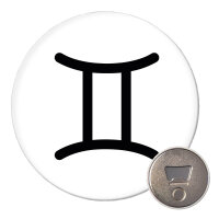 Magnet Zwillinge Sternzeichen Zeichen 59mm...