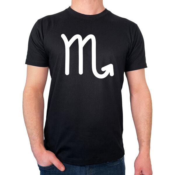 Herren T-Shirt Skorpion Sternzeichen Zeichen Größe S-3XL