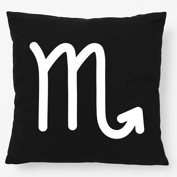 Kissen Skorpion Sternzeichen Zeichen 40x40cm