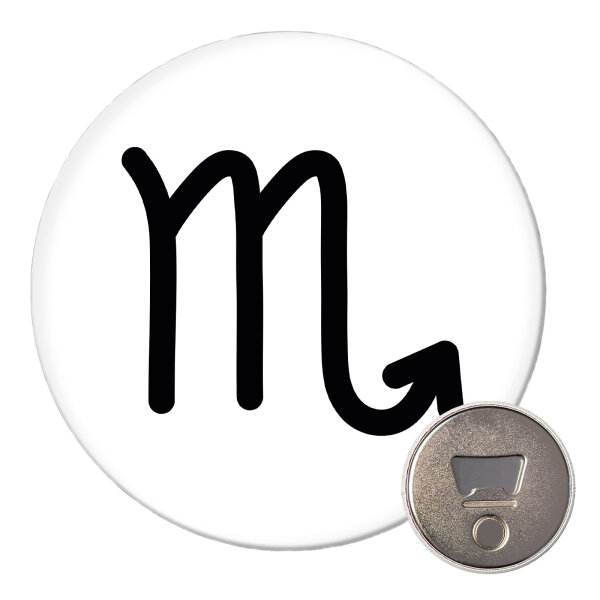 Magnet Skorpion Sternzeichen Zeichen 59mm Kühlschrankmagnet Flaschenöffner