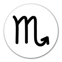 Aufkleber Skorpion Sternzeichen Zeichen 10cm Sticker