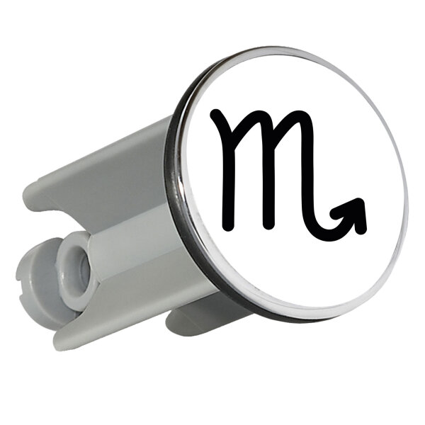 Waschbeckenstöpsel Skorpion Sternzeichen Zeichen 4cm Abflussstopfen