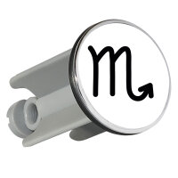 Waschbeckenstöpsel Skorpion Sternzeichen Zeichen 4cm...