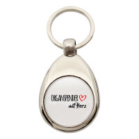 Schlüsselanhänger Organspender mit Herz