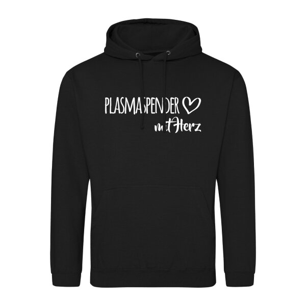 Unisex Hoodie Plasmaspender mit Herz Größe S-3XL