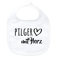 Baby Lätzchen Pilger mit Herz