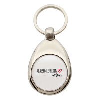 Schlüsselanhänger Klassenlehrerin mit Herz