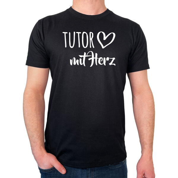 Herren T-Shirt Tutor mit Herz Größe S-3XL