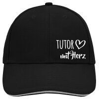 Cappy Mütze Tutor mit Herz