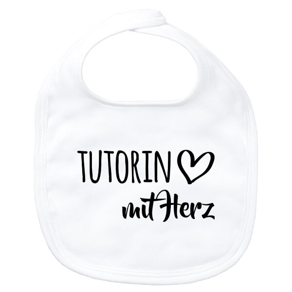 Baby Lätzchen Tutorin mit Herz
