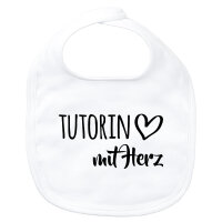Baby Lätzchen Tutorin mit Herz