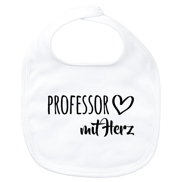 Baby Lätzchen Professor mit Herz