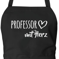 Schürze Professor mit Herz
