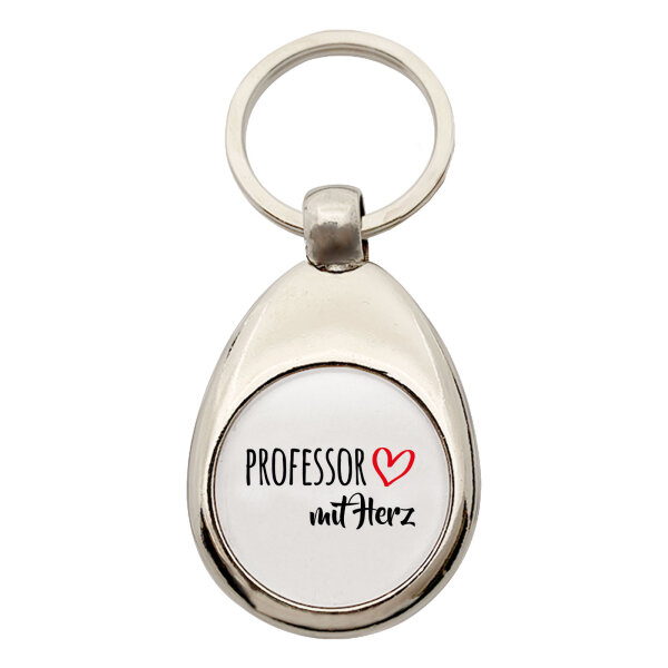 Schlüsselanhänger Professor mit Herz