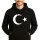 Unisex Hoodie Türkei Halbmond und Stern Größe S-3XL