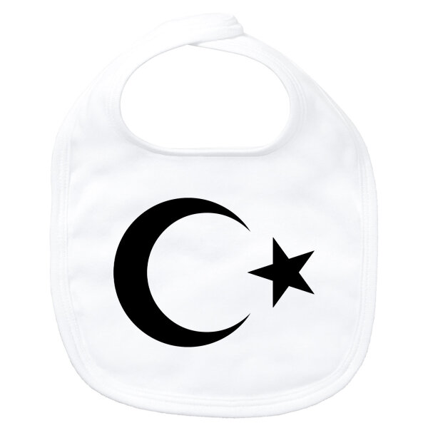 Baby Lätzchen Türkei Halbmond und Stern