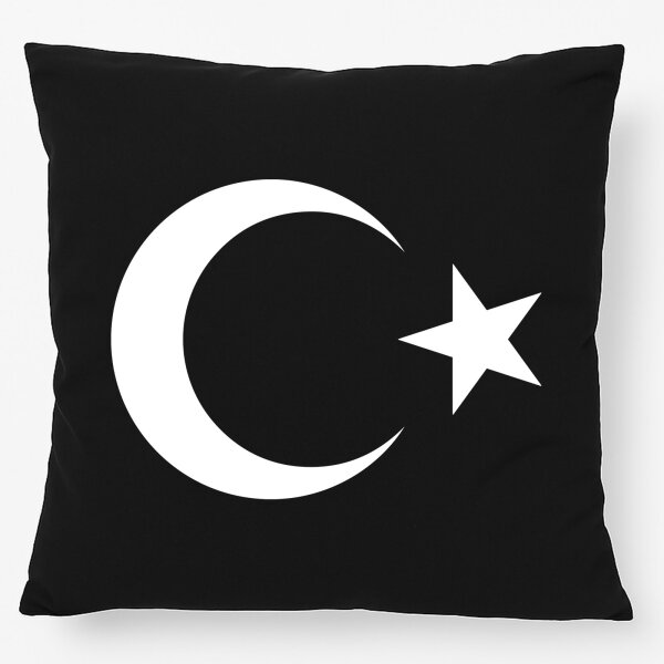 Kissen Türkei Halbmond und Stern 40x40cm