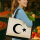 Jutetasche Türkei Halbmond und Stern 21 Liter Black