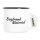 Emaille Tasse Boyfriend Material Schriftzug 300ml Vintage Emaille Becher
